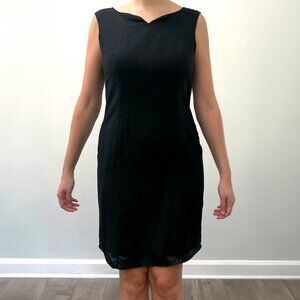 Vintage Deane & White Little Black Linen-Blend Dress 🖤
